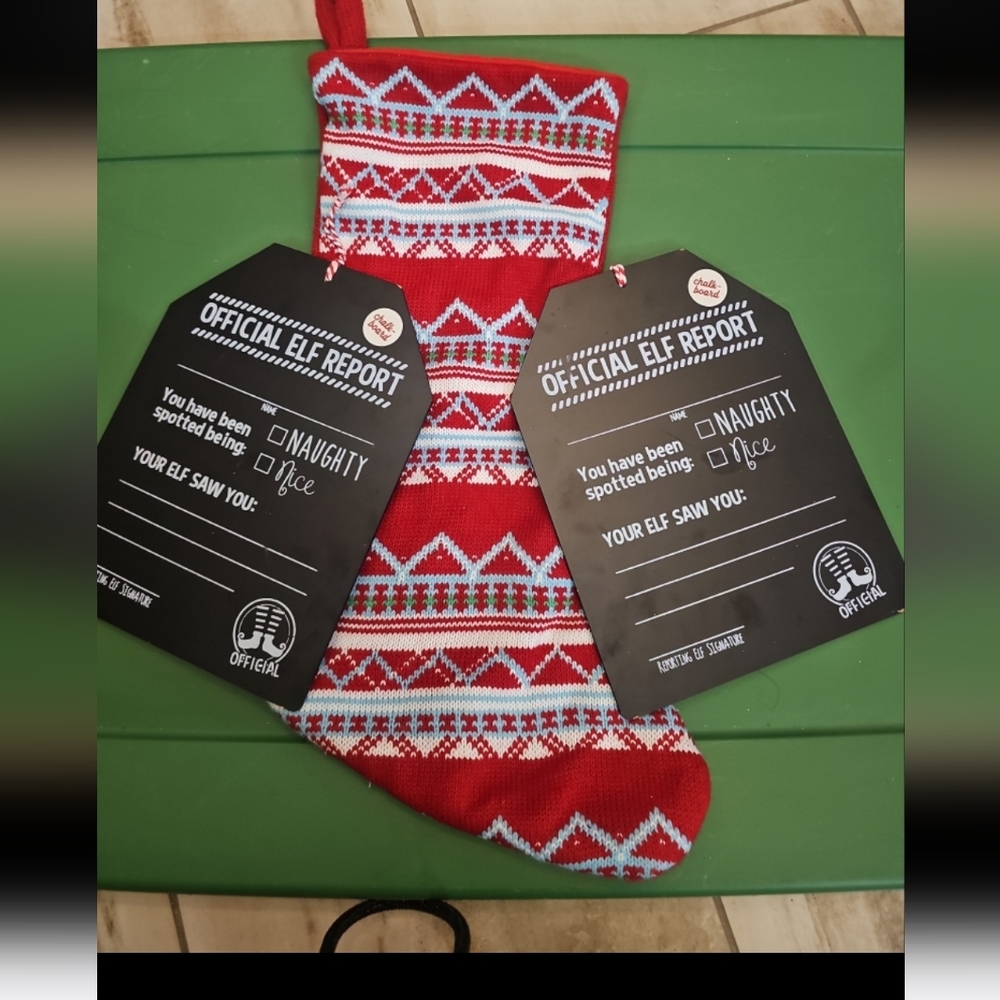 Christmas Decor- Elf Chalkboard Report